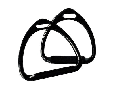 Stirrups black platform carbonfiber 5oz.