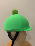 Racer Helmet Cover with Pompom Set of 12 custom order