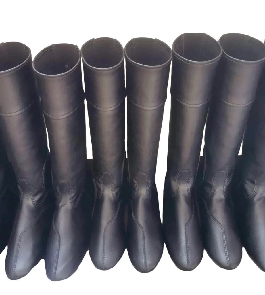 Tall-Racer Leather Quarter Mile Race Boot