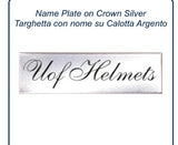 Uof Custom Ordered Name Plate for EVO Helmet