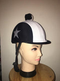 Racer Side Star Helmet Covers with Pompom Custom Order