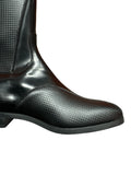 DG LIBRA Carbon Black Leather Zipper Exercise Boot 🇮🇹