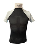 Racer two tone short sleeve sport shirt
