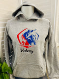 Embroidered Fleece Hoodie back Design