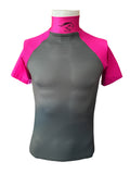 Racer two tone short sleeve sport shirt