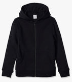 Embroidered Fleece Full Zip Hoodie with front embroidery