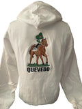 Embroidered Fleece Full Zip Hoodie front and back Design