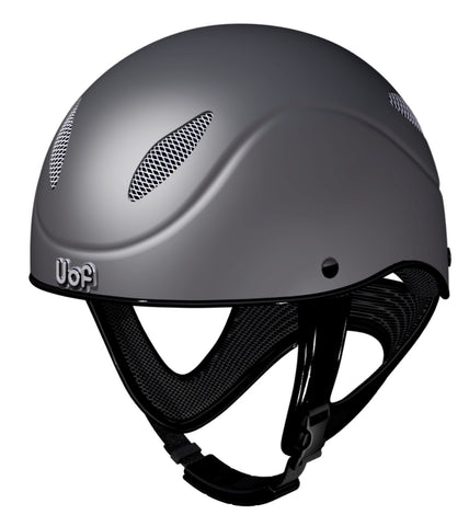 Grey Helmet Racing Uof Race Evo Custom Ordered Grey Helmet – G.A. JOCKEY SHOP Inc.
