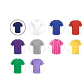 Embroidered T-shirt with horse designs