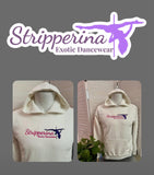 Embroidered Fleece Hoodie back Design
