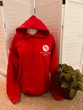 Embroidered Fleece Hoodie back Design
