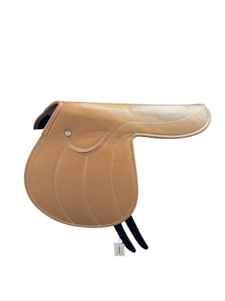 Feather-Weight® Leather Exercise Saddle (Tan-Beige)
