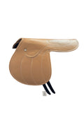 Feather-Weight® Leather Exercise Saddle (Tan-Beige)