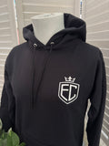 Embroidered Fleece Hoodie back Design