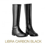 DG MONTEL/LIBRA Black Leather Zipper Exercise Boot 🇮🇹