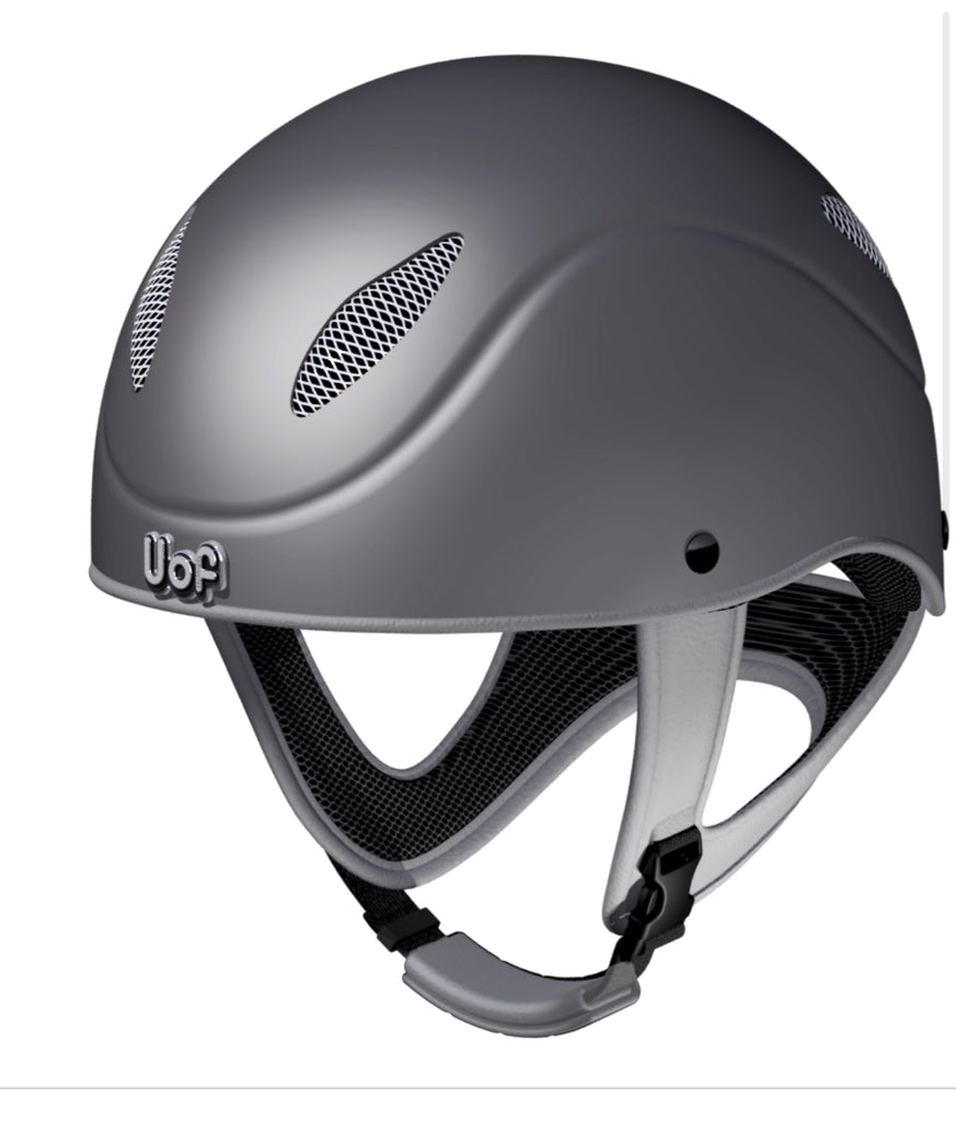 Uof Race Evo Custom Ordered Grey Helmet