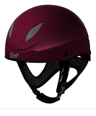 Uof Race Evo Custom Ordered Burgundy Helmet