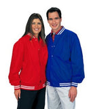Embroidered Front and Back Cardinal LIGHT LINED NYLON Baseball Jacket