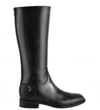 DG LIBRA Carbon Black Leather Zipper Exercise Boot 🇮🇹