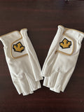 Riding gloves by Descente White