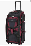 Tack Travel bag 30 Inch Multi-Pocket Upright Rolling Duffel Bag, Black, 30-Inch