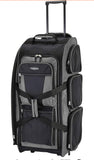 Tack Travel bag 30 Inch Multi-Pocket Upright Rolling Duffel Bag, Black, 30-Inch