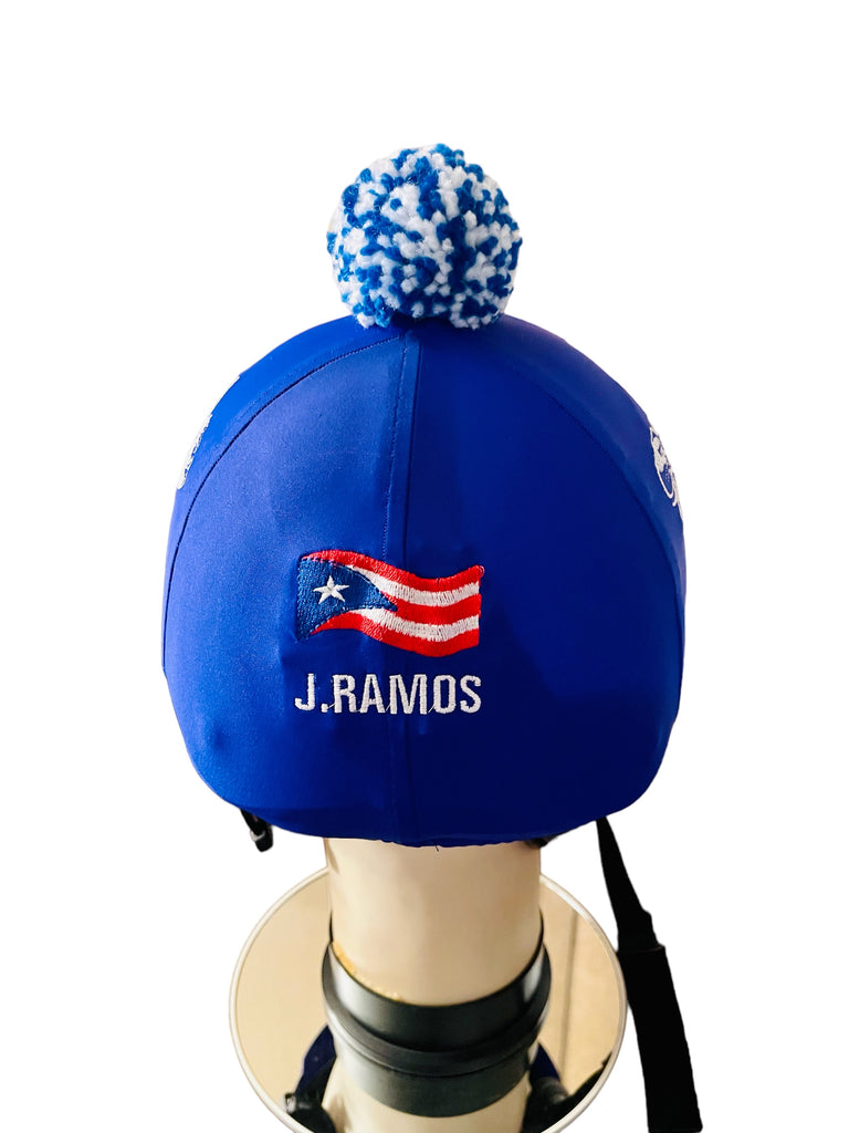 Racer Custom Helmet Cover with Country Flag