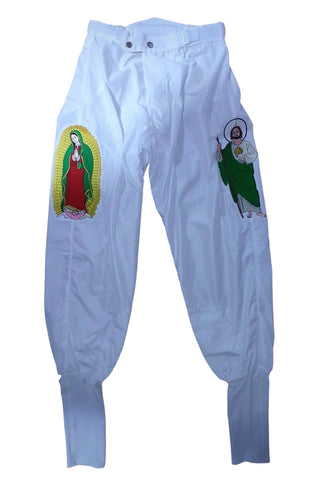Quarter Mile Racer Pants with Virgencita & San Judas Logo Custom Ordered