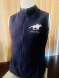Embroidered Ladies Vest Polar Fleece