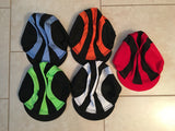 Racer Multi tone Helmet Covers Striped