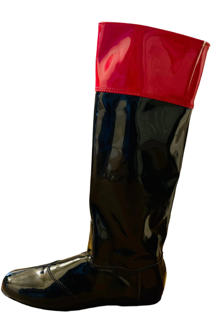 Racer Vinyl Tall QH Race Boot- Wide Top