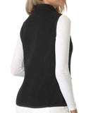 Embroidered Ladies Vest Polar Fleece