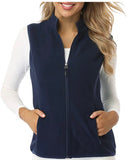 Embroidered Ladies Vest Polar Fleece