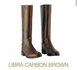 DG Libra CARBON/  Brown Leather Gallop Boot🇮🇹