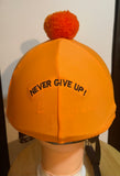 Racer Solid Classic Helmet Covers with Pompom