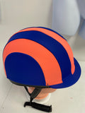 Racer 2 tone Helmet Covers Striped