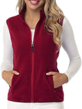 Embroidered Ladies Vest Polar Fleece