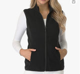 Embroidered Ladies Vest Polar Fleece
