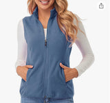 Embroidered Ladies Vest Polar Fleece