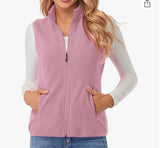 Embroidered Ladies Vest Polar Fleece