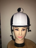 Racer Side Star Helmet Covers with Pompom Custom Order