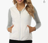 Embroidered Ladies Vest Polar Fleece