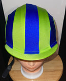 Racer 2 tone Helmet Covers Striped