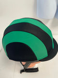 Racer 2 tone Helmet Covers Striped