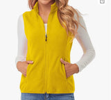 Embroidered Ladies Vest Polar Fleece