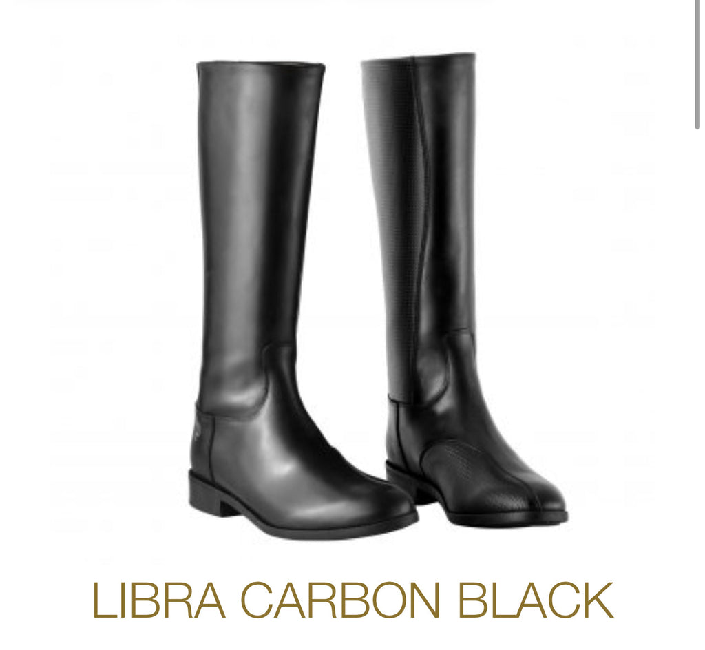 DG Libra CARBON Black/Red Gallop Boot Custom Order🇮🇹