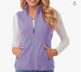 Embroidered Ladies Vest Polar Fleece