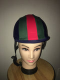Racer 2 tone Helmet Covers Striped
