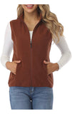 Embroidered Ladies Vest Polar Fleece