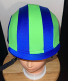 Racer 2 tone Helmet Covers Striped